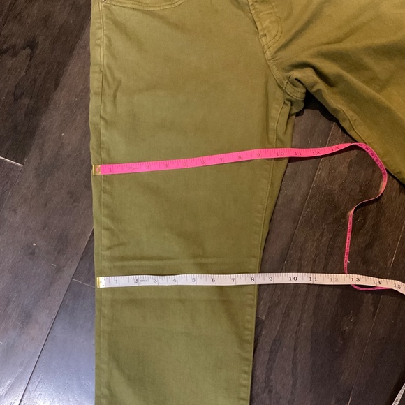 Bonobos 31x 30 5 Pocket Slim Taper Green Denim Mens Jeans - Picture 11 of 12